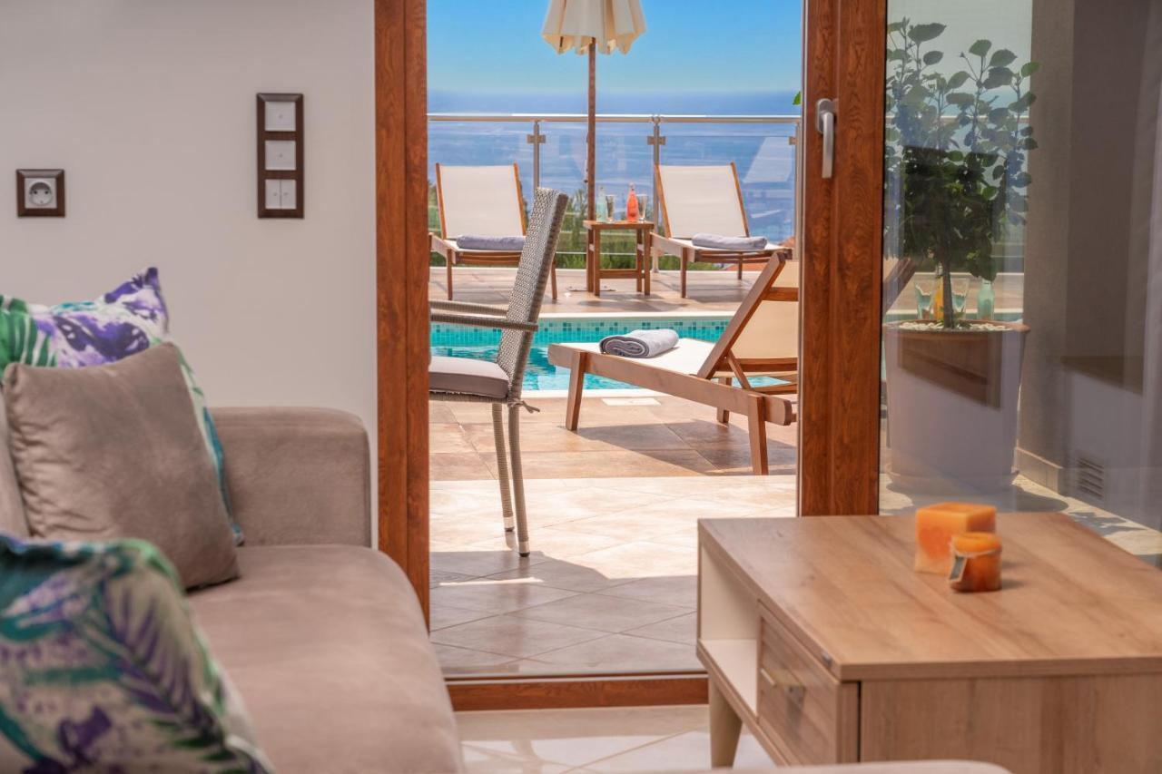 Villa Cleopatra Fiskardo sunset view!! Esterno foto