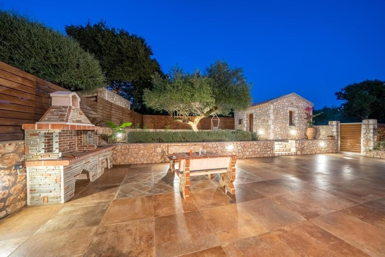 Villa Cleopatra Fiskardo sunset view!! Esterno foto